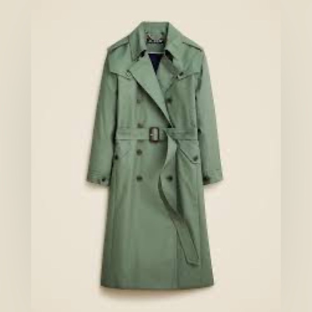 J Crew Double-breasted trench coat BX457